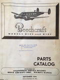 Original 1949-1962 Beechcraft D18S and D18C Parts Manual.