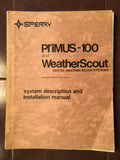 Sperry RCA Weather Scout Primus 100 Install Manual.