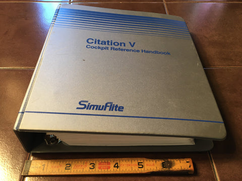 SimuFlite Citation V Cockpit Reference Handbook.