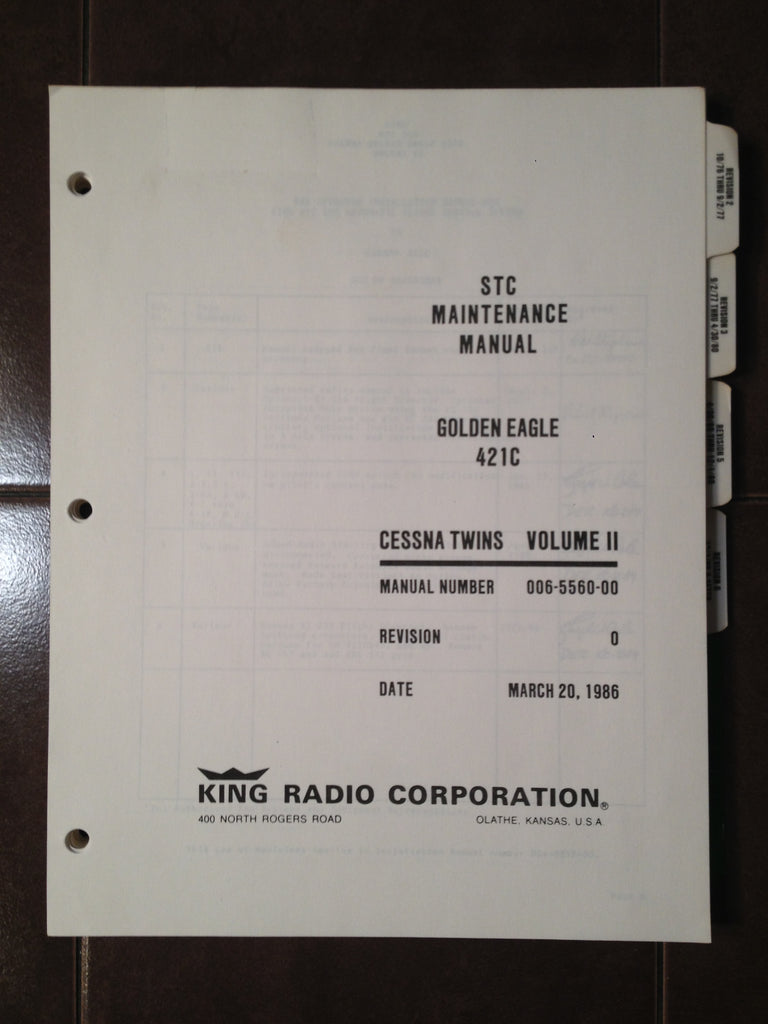 KFC 200 in Cessna 421C STC Maintenance manual.