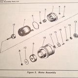 1955 Kollsman 2185-4-03 Tachometer Parts Manual.