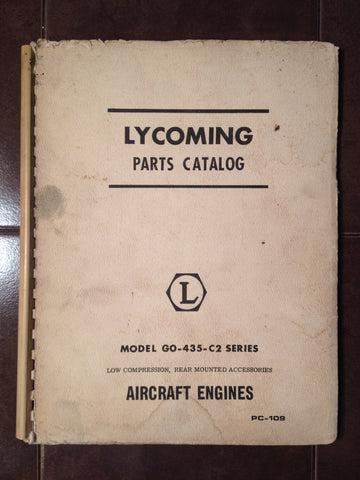 Avco Lycoming GO-435-C2 Parts Manual.