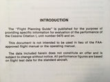 Original Cessna Citation I,  Units 0470 and On, Flight Planning Guide.