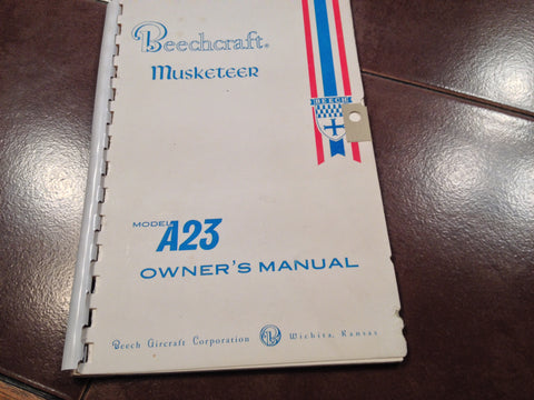 Beechcraft Musketeer A23 Owner's Manual.