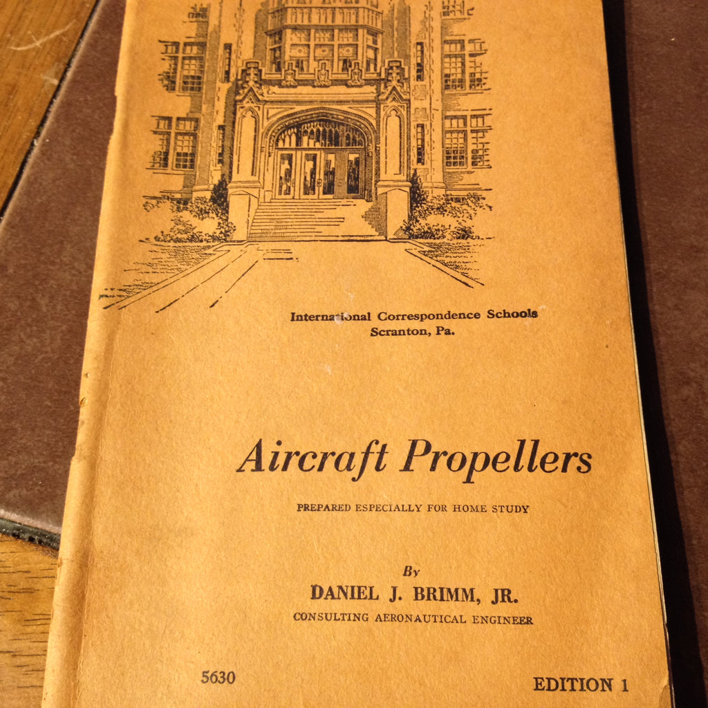 Aviation Propellers Booklet, covers Curtiss Hamilton-Standard Lycoming   Circa 1943