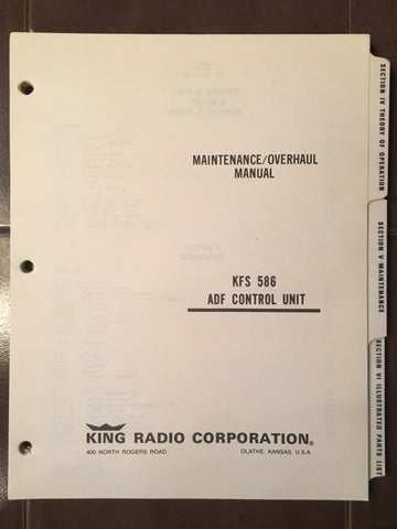 King Radio KFS-586 Service Manual.