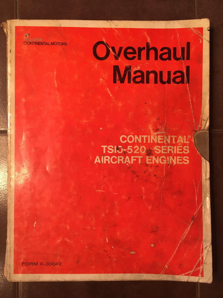 Continental TSIO-520 Overhaul Manual.