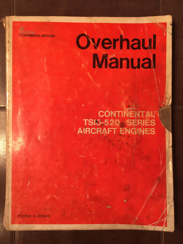 Continental TSIO-520 Overhaul Manual.