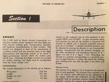 1958 Beechcraft T34B Mentor Flight Handbook Manual.