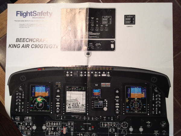 FlightSafety Beechcraft King Air C90GTi, C90 GTx Instrument Panel Post ...