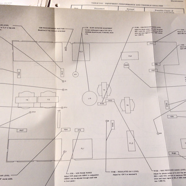 Cessna ARC RT-328D Nav Com Install, Service & Parts Manual. – G's Plane ...
