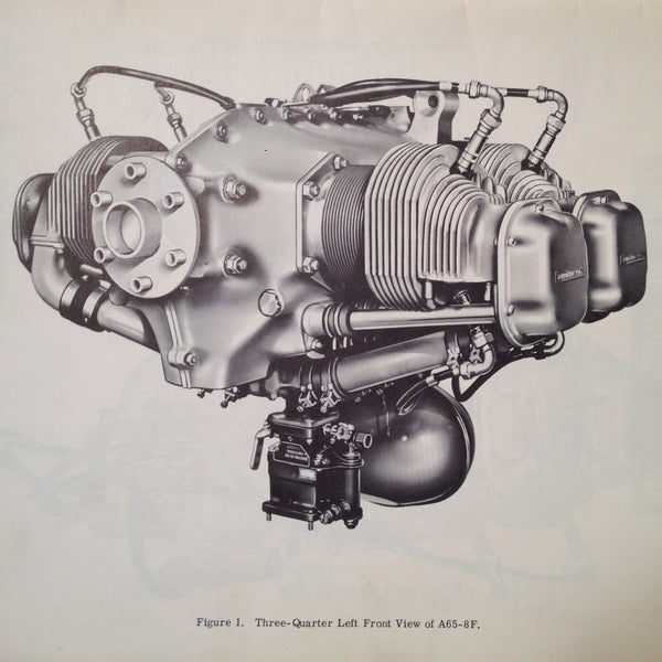 Continental A-65 & A-75 Service, Overhaul and Parts Manual. – G's Plane ...