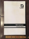 1985 Cessna 172P Skyhawk Pilot's Information Manual.