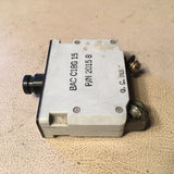 Wood 15 Amp Circuit Breaker BAC-C18G-15, 2015B