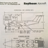 Raytheon Beechcraft Super King Air B200 B200C Pilot's Operating Handbook.