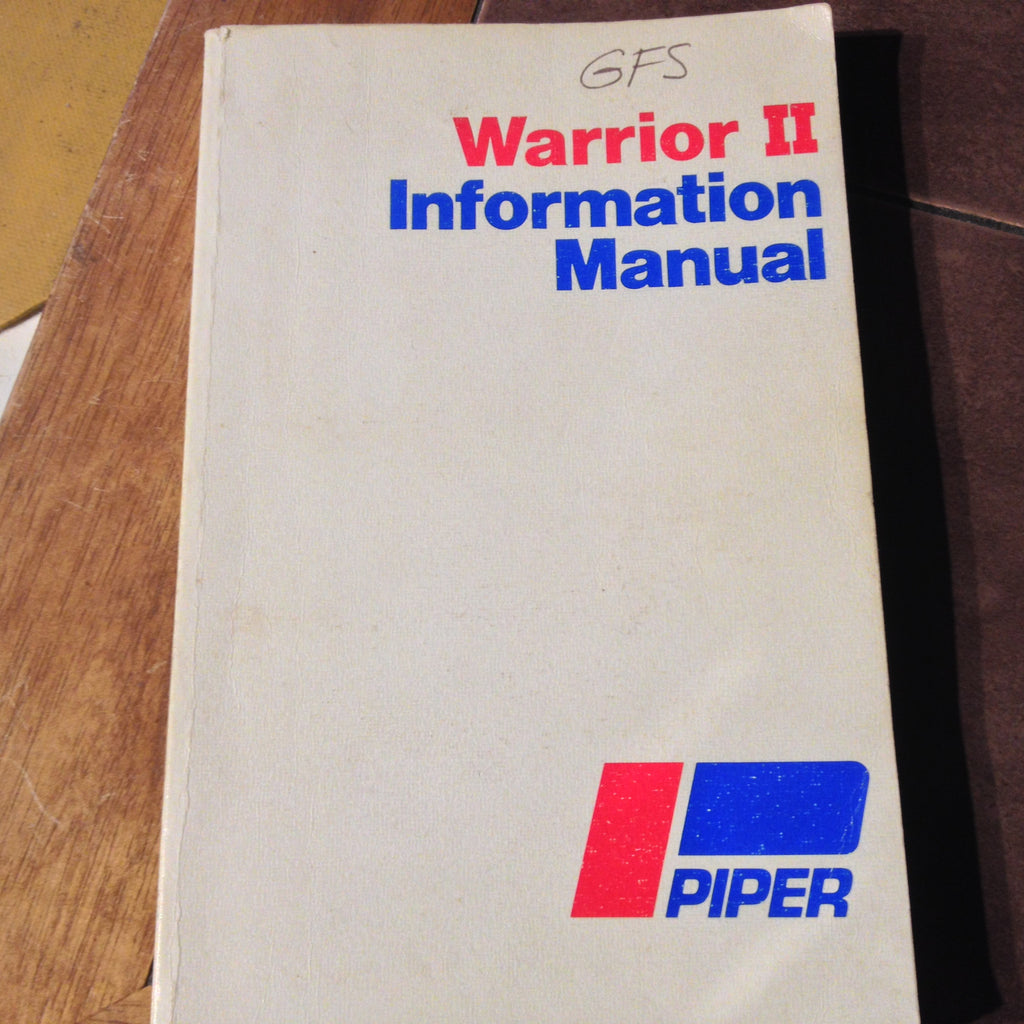 Piper PA-28-161 Warrior II Pilot's Information Manual.
