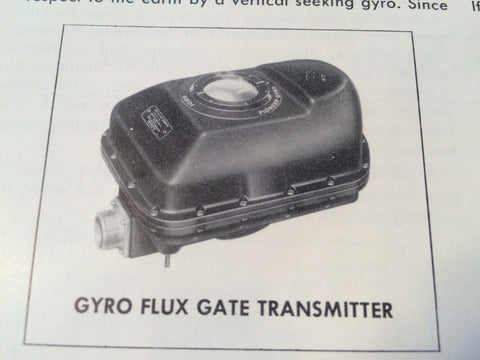Bendix Eclipse Pioneer Gyro Flux Gate Compass System Description & Interconnect Pinout Data Sheets.  Circa 1956.