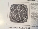 Bendix Eclipse Pioneer Dual Radio & Magnetic Compass Indicator Bootstrap RMI Type 36105 Description & Interconnect Pin-outs Data Sheet.  Circa 1959.