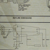 Telex 500T Microphone Technical Data Sheet.  Circa 1976.