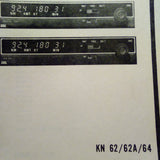 King KN-62, KN-62A & KN-64 Install Manual.