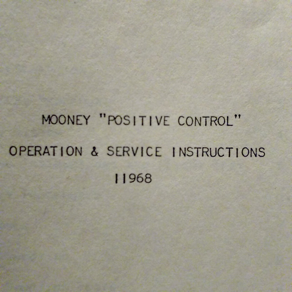 Mooney Brittain " Positive Control" Autopilot Operation & Service Manual.
