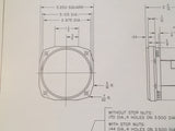 Bendix Eclipse-Pioneer Pressure Indicator Magnesyn Type 20003 Description & Interconnect Pin-outs Data Sheet.  Circa 1956.