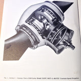 McCauley Met-L-Matic 2A36C Constant Speed Propeller Service Manual.  Circa 1954.