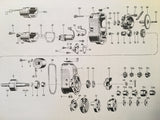 Bendix S-200 High Tension Magnetos Parts Lists Manual.