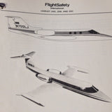 FlightSafety Learjet 24D, 25B & 25C Pilot Training Manual.