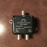 Antenna Specialist AV-547 Nav Antenna Diplexer Splitter,