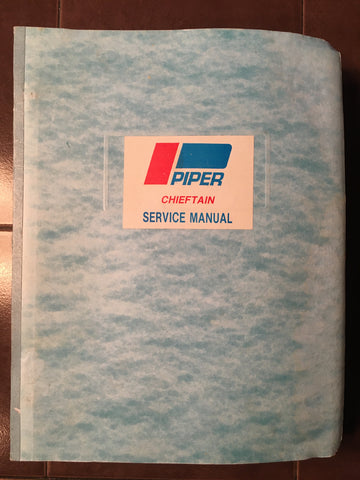 Piper Navajo Chieftain PA-31-350 Service Manual.