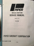 Piper Navajo Chieftain PA-31-350 Service Manual.