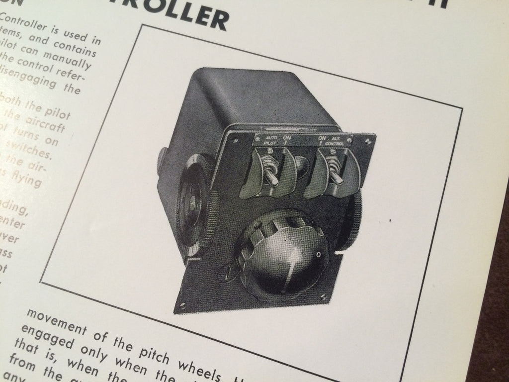 Bendix Eclipse Pioneer Controller Type 15711 Description & Internal Schematic Data Sheet.  Circa 1956.