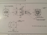 Bendix Eclipse Pioneer Hydraulic Pressure Transmitter Magnesyn Type 22300 Description & Interconnect Pinout Data Sheet.  Circa 1956.
