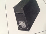 Bendix Eclipse Pioneer Servo Amplifier Type 15431 Description & Interconnect Pinout Data Sheet.  Circa 1956.