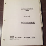 King KI 208 and KI 209 Service Manual.