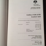 Collins 313N-2 and 313N-2D Service Manual.  Circa 1982.