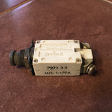 Klixon 2 Amp Circuit Breaker, 7277-2-2.
