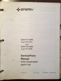 Sperry ARC SDM-77A Type RT-377A &  SDM-77B Type RT-377B Service & Parts Manual.