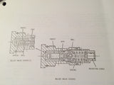Sterer Hydraulic Manifold 52020 and 52020-3 Overhaul & Parts Manual.  Circa 1978.