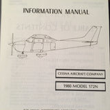 1980 Cessna 172N Pilot's Information Manual.