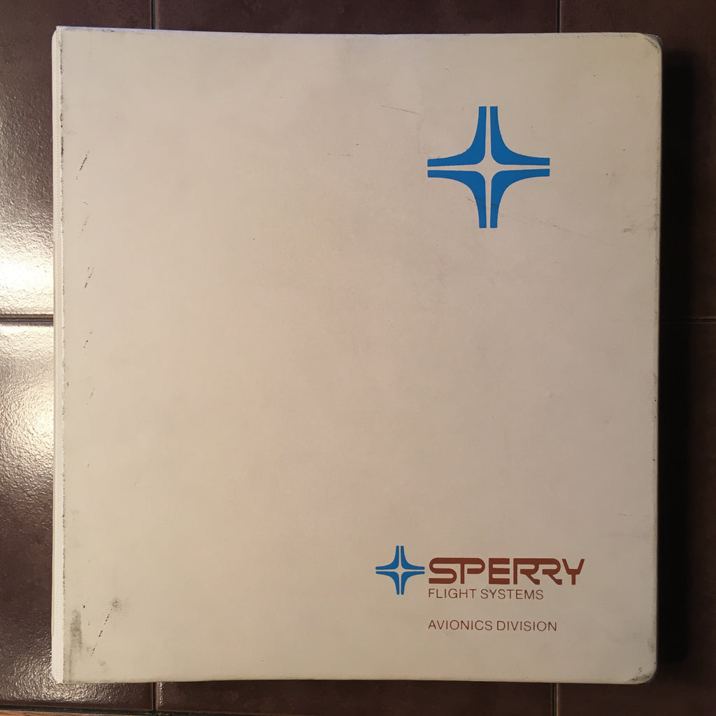 Sperry RT-4001 Radar Service & Parts Manual.