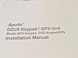 IIMorrow Apollo DZUS 2002 Keypad, 2102 Keypad / GPS Install Manual