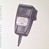 Telex 66T and 66TRA Microphone Technical Data Sheet.