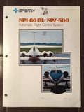 Original Sperry SPI-80 & 81  SPZ-500 Sales Brochure 8 page, 8.5 x 11".