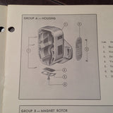Eisemann Magnetos LA-4, LA-6 and AM-4 Parts Manual.