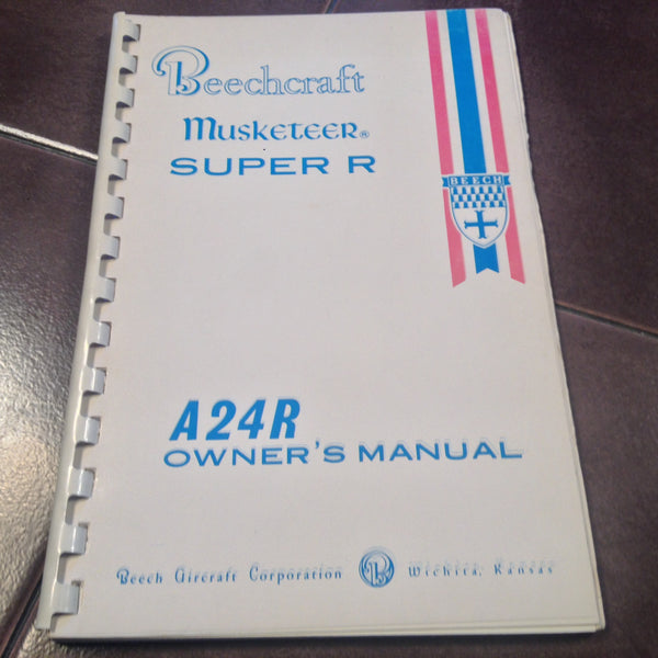 Beechcraft Musketeer A24R Super R Owner's Manual. – G's Plane Stuff