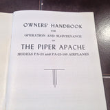 Piper Apache PA-23 & PA-23-160 Owner's Manual.