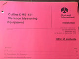 Collins DME 451 Install Manual.