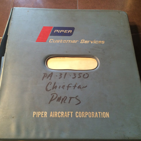Piper Chieftain PA-31-350 Parts Manual.